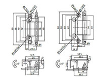 20.0 Inch (in) Size Stainless Steel (SS) 304 Concealed Hinge - 2