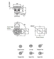 Vibration Resistant Quarter Turn Locks - 2