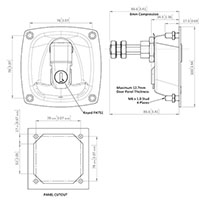 T- Handle Compression Latches - 2