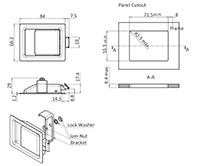 Push to Close Paddle Latch - 2