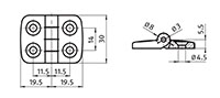 Plastic Hinges 20 - 2