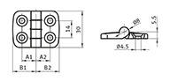 Stainless Steel Combi Hinges 20 - 2