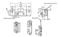 Stainless Steel (SS) 304 Concealed Hinge - 2