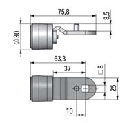 Heating, Ventilation, and Air Conditioning (HVAC) Fixed Cam with Round Roller - 2