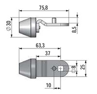 Heating, Ventilation, and Air Conditioning (HVAC) Fixed Cam with Triangle Roller - 2