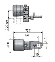 Heating, Ventilation, and Air Conditioning (HVAC) Adjustable Cam with Round Roller - 2