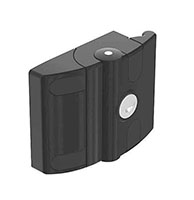 Black Powder Coated Keyed FH333 Slide Door Latch