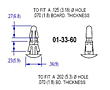 33 Series: Reverse Locking Circuit Board Support - 2