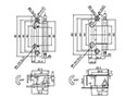 20.0 Inch (in) Size Stainless Steel (SS) 304 Concealed Hinge - 2