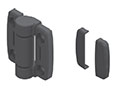 2.3 Newton-Metre (N.m) Open and 0.3 Newton-Metre (N.m) Close Black Powder Coated Surface Finish Friction Hinge