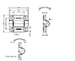 2.3 Newton-Metre (N.m) Open and 0.3 Newton-Metre (N.m) Close Black Powder Coated Surface Finish Friction Hinge - 2