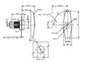 Key Locking T-Handle Quarter Turn Lock