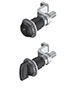 Reserved Cam Tubular Key Operated Cylinder and 11.4 to 27.2 Millimeter (mm) H Grip Range Large Compression Latch