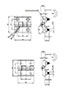 Countersunk Screw M5 Die-Cast Zinc Black Powder Coated Screw-On Hinge - 2