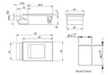 0.8 to 1.5 Millimeter (mm) Panel Thickness Slide Latch with Return Spring - 2