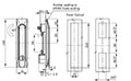 Style A Cam Control Profile Cylinder Swing Handle - 2