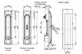 Style B Cam Control Profile Cylinder Swing Handle - 2