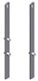 800 to 2200 Millimeter (mm) Door Height Version H Rod