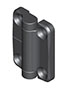 1.2 Newton-Metre (N.m) Open and 1.2 Newton-Metre (N.m) Close Symmetric Torque Black Powder Coated Surface Finish Friction Hinge