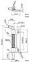 Screw On Version Spring Loaded Concealed Hinge - 2