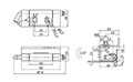 Stainless Steel (SS) 304 Concealed Hinge - 2