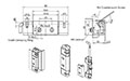 Stainless Steel (SS) 304 Concealed Hinge - 2