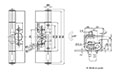 Stainless Steel (SS) 304 Concealed Hinge - 2