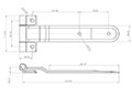 304 Stainless Steel (SS) Passivated Screw-On Hinge - 2